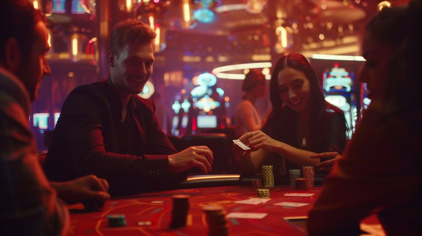 Live roulette wheel and betting table on Playtech