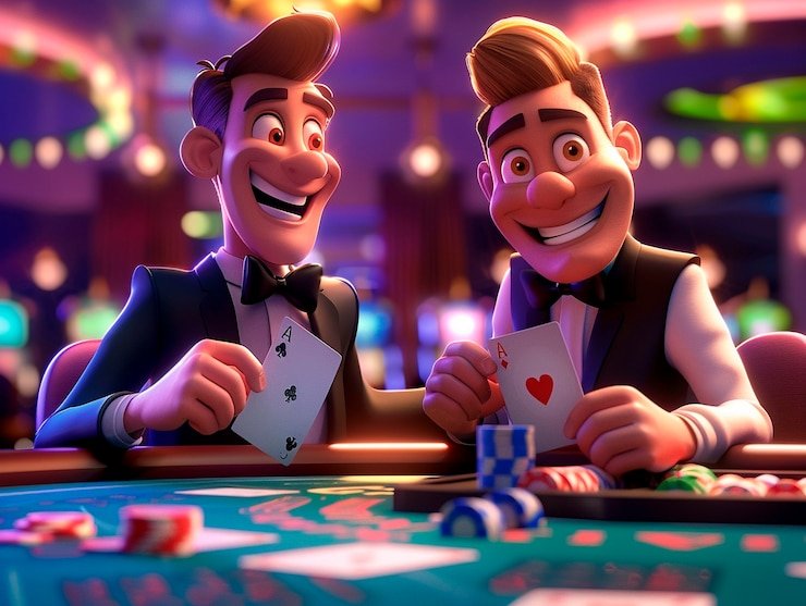 Live baccarat dealer and card layout on joki123